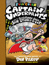 Cover image for Captain Underpants and the Sensational Saga of Sir Stinks-A-Lot